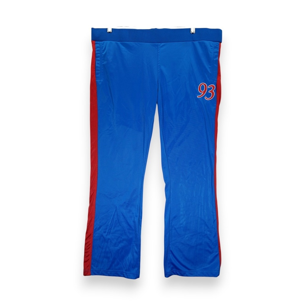 Ecko Unltd Jogger Pants‎ Mens Size XL Blue 93 Vintage Y2K Fleece Lined Polyester